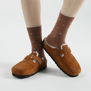 Calcetines de Algodón para Mujer Kikiya - Calcetines Casuales con Estampado Floral y Tejido Transpirable para Uso Diario - Product Image 4