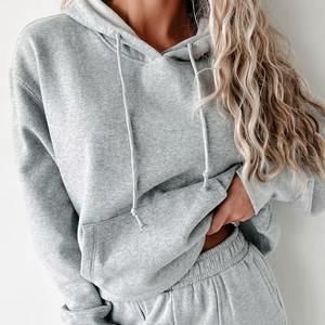 Women Cropped <b>Hoodie</b> Premium Quality Fabric 100% Cotton OEM Service ODM Design <b>Trendy</b> <b>Hoodie</b> Printed Logo Design On <b>Hoodie</b> - Product Image 1