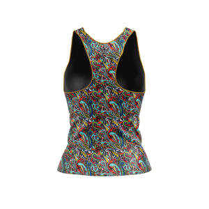 Débardeurs d'entraînement personnalisés pour femmes grandes tailles, style streetwear, en coton/bambou, inspirés des tenues de l'équipe américaine - Qualité supérieure, prix de gros - Product Image 5