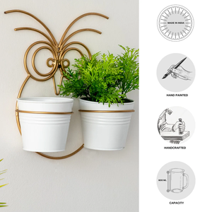 Exclusive 'Owl' Wall Planters for Indoor Home & Garden Wall Hanging <b>Pot</b> <b>Stand</b> for Balcony & Living Room Flower <b>Pot</b> <b>Stand</b> - Product Image 6