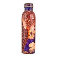 Modern Çevre Dostu Bakır Su Şişesi 1000ml Kapaklı Termal İzolasyon 0-6 Saat Kaynar Su Kadar Kullanılabilir Seyahat Açık Hava Kullanımı Unisex BPA İçermez