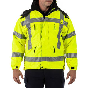 100% polyester haute visibilité vestes respirant maille Construction haute visibilité vêtements de travail vêtements de sécurité vêtements de sécurité réfléchissants - Product Image 5