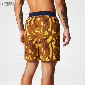 Shorts de course pour hommes personnalisables, fabriqués en polyester, sublimation, style décontracté, taille mi-haute, design personnalisé, shorts d'été pour hommes - Product Image 6