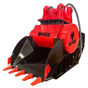 Mini <span class=keywords><strong>Digger</strong></span> Crusher Emmer Perfect Voor Krappe Ruimtes Tuinwerk Voor Yanmar Takeuchi - Product Image 1