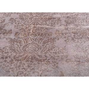 พรมขนสัตว์และไหมถักมือ Aalam สีเบจและสีน้ำตาล ลายเหรียญรูปสี่เหลี่ยมผืนผ้า สำหรับบ้าน โถงทางเดิน ห้องนั่งเล่น รุ่น Pae-6119 - Product Image 3