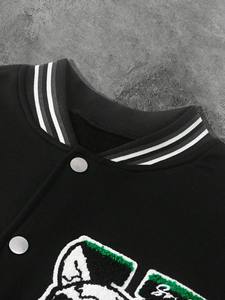 Veste universitaire en laine unisexe sur mesure de qualité supérieure, coupe-vent, respirante, hiver, lourde, marque privée, vente en gros, style lettreman - Product Image 6