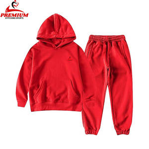 Vente en gros de survêtements d'automne streetwear lourds avec logo personnalisé pour hommes, survêtements 100% coton à fermeture éclair brodés pour l'impression - Product Image 1