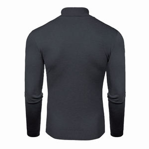 Winter <b>Men's</b> <b>Sweaters</b> Casual Turtle Neck Solid Color Quality Warm Slim <b>Turtleneck</b> <b>Sweaters</b> Pullover <b>Men</b> Wholesale Price - Product Image 2