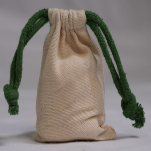 100% Organic Cotton Flannel <b>Drawstring</b> <b>Pouch</b> Eco-Friendly Reusable Washable Dust Bag Handbag Elegant Design Custom Logo Printing - Product Image 4