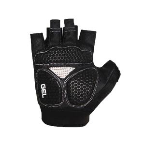 Impresión por sublimación Guante de ciclismo personalizado Medio dedo Moto Guantes de motocicleta Guantes de motocross Deportes de motocicleta al aire libre PK - Product Image 1