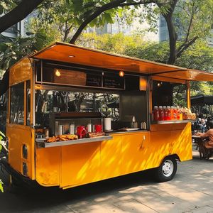 Penjualan AS truk makanan dapat ditarik bebas Motor sewa untuk makanan ringan makanan Hotdogs permen pabrik ritel susu segar - Product Image 5