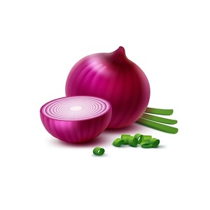 Oignons rouges frais biologiques de qualité 100% naturels non pelés, légumes à vendre - Product Image 3
