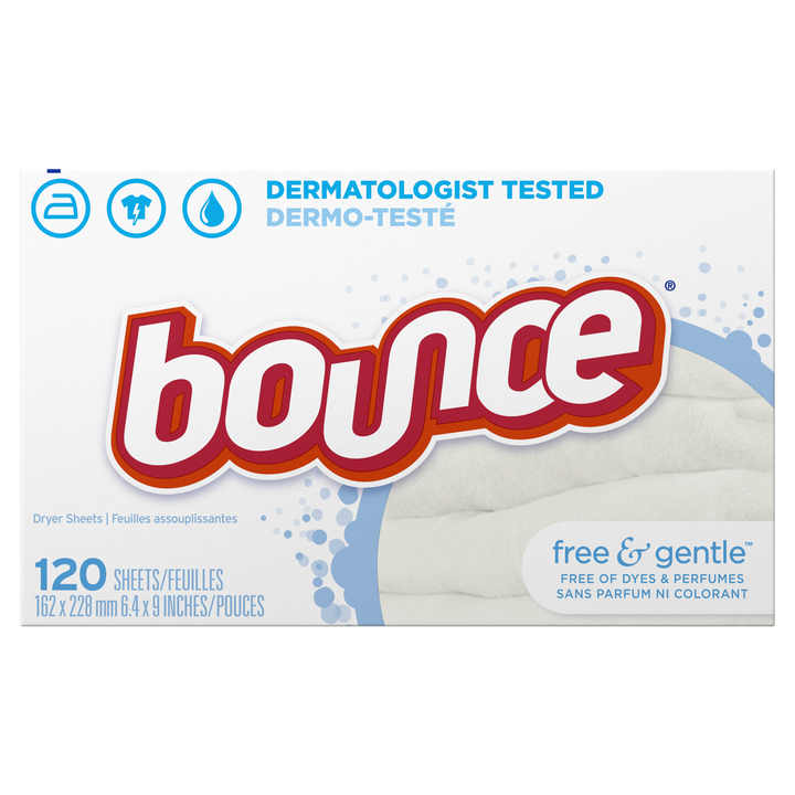 Bounce 180 Count Mega Dryer Sheets Pet Hair and Lint Guard with Fresh Lavender Scent Softener for Apparel Removal