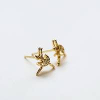 Boucles d'oreilles minimalistes en argent sterling 925 plaqué or 14 carats et rhodium, unisexes, pour anniversaire chrétien ou mariage