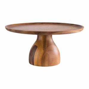 Plateau de Table au Design dernier cri, décoration de Restaurant Unique, Fruit, Sushi, gâteau, Dessert, assiette ronde en bois de noyer - Product Image 1