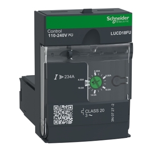 Unità di Controllo Avanzata SCHNEIDER ELECTRIC LUCD18FU Classe 20 per Avviamento Motore 4.5...18 A 110...220 V DC/AC - Product Image 1