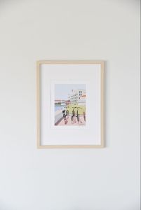 กรอบรูปแบบเรียบง่ายทันสมัยสำหรับสวนกรอบรูปแบบตั้งโต๊ะขนาดตามสั่งสีธรรมชาติกรอบรูป MDF - Product Image 3