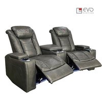 Chaise de cinéma à domicile EVO9320 siège de cinéma à domicile de luxe en cuir théâtre canapé inclinable électrique fauteuil inclinable avec la meilleure qualité