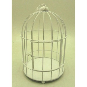 กรงนกโลหะทรงกลมแบบแขวนสำหรับตกแต่งในร่มทนทานใช้แขวนได้กรงนกดีไซน์ทันสมัย - Product Image 3