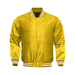 Veste bomber de baseball pour homme / Veste en satin - Product Image 6