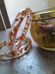 FÊTE RAINBOW BANGIES BANGLES UNIQUE COLORÉ RÉSINE BANGLES MODE Caractéristiques Inde Partie Acrylique Résine Designer À La Main - Product Image 6