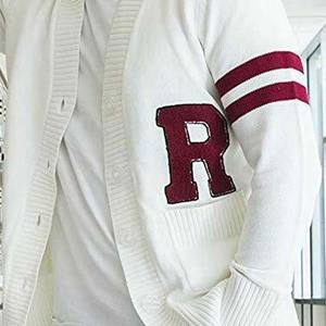 Autumn Long Sleeve Open Front Casual Loose V Neck Button Down Knit <b>Cardigan</b> Sweaters with Pattern Knitwear - Product Image 6