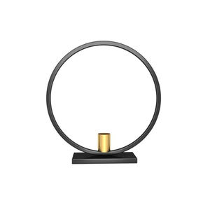 Nuevo candelabro colgante de hierro de Metal de forma única para decoración de jardín al aire libre con revestimiento negro mate - Product Image 5