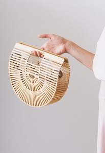 Viet Fargimex diseño natural bolsas de bambú vietnamitas para ir de compras artesanías de madera viva sostenible de moda fabricante vietnamita - Product Image 4