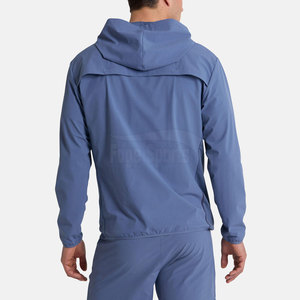 การออกแบบล่าสุดแฟชั่นแจ็คเก็ตออกกําลังกายแบบครึ่งซิปผู้ชายออกแบบเองสวมแจ็คเก็ตซิปครึ่ง - Product Image 3