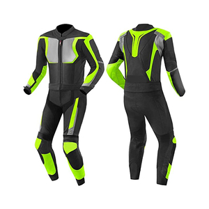 Dernière combinaison de course de moto personnalisée combinaison de course de motard en cuir véritable avec fonction coupe-vent maximiser l'usure du cuir de moto - Product Image 6