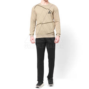 ชุดสเวตเตอร์2ชิ้นสำหรับผู้ชายพิมพ์ลายโลโก้ได้ตามต้องการ - Product Image 1