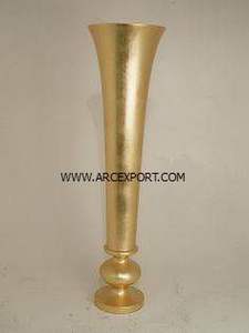 Artículos de decoración de estilo de Metal de acero dorado, nuevos artículos elegantes, grandes jarrones de flores de diseño antiguo para proveedores mayoristas - Product Image 3