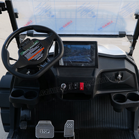 Voitures de golf électriques professionnelles 4 places alimentées au lithium 48V en vente, voiturette de golf tout-terrain, buggy de golf 30-50 km/h, 70-90 km d'autonomie