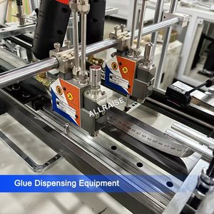 Automatische PE-beschichtete Papier-Lunchbox Kraftpapier-Geschenkverpackungsmaschine Rechtwinklige Papierbox-Formmaschine - Product Image 6