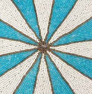 Haute vente fantaisie verre perlé Table à manger napperon élégance tapis décoratif pour les fêtes de mariage meilleur vendeur tapis tampons - Product Image 4