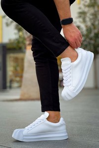 CH2411 Chaussures Homme Artenay Castle Beige Gris Blanc - Product Image 4