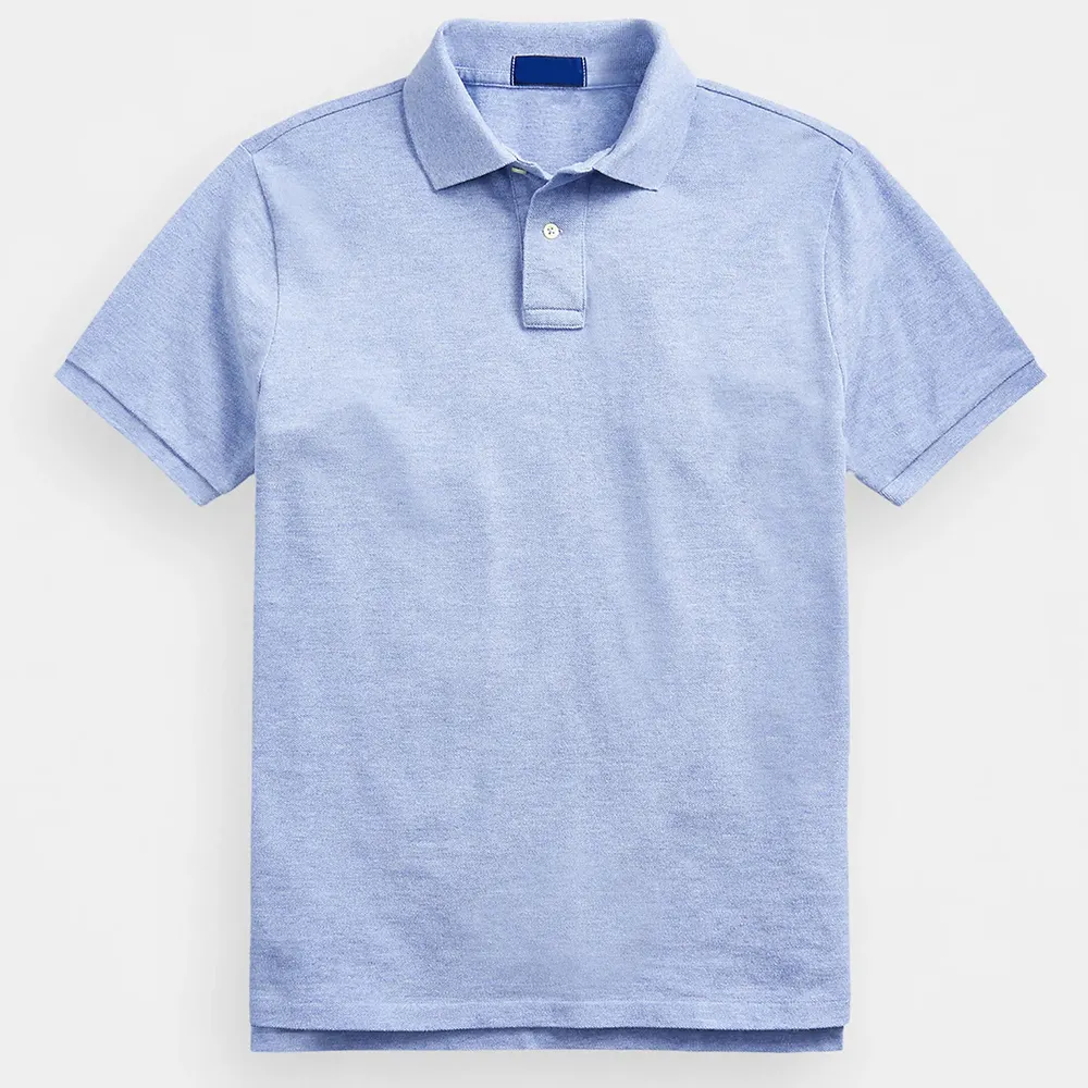Yüksek elastik Polyester Polo T Shirt eğitim gevşek Fit kas erkekler's spor spor Polo tişört spor T-Shirt Polo
