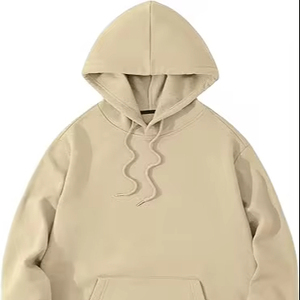 Vente en gros Sweat à capuche en molleton mélangé en coton épais Pull surdimensionné personnalisé Basics pour hommes pour l'hiver - Product Image 1