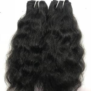 Extensiones de Cabello Humano Remy Virgen 100% Natural Ondulado Indio al por Mayor, Ondas Sueltas Profundas, Rizo Italiano, Color Negro - Product Image 6