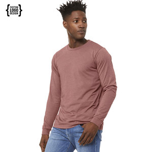 Camiseta de manga larga transpirable con cuello redondo para hombre - Product Image 5