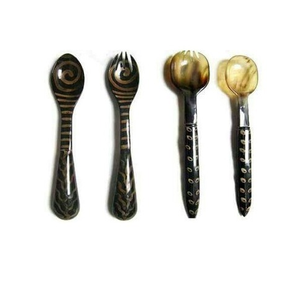 100% Real Buffalo Horn Tea Spoon Cutlery for Coffee Tea Wine Horn Spoon for <b>Wedding</b> Dinner Spoon Luxury Horn Cutlery - Product Image 6