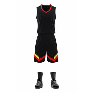 Prix d'usine Ensemble de maillots de basket-ball de grande taille pour hommes Maillot de basket-ball uniforme sans manches Maillot de basket-ball personnalisable - Product Image 5