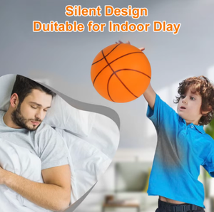 Balón de Baloncesto de Espuma PU Silencioso, Balón Antiestrés Suave, Juguete de Entrenamiento en Interiores para Niños y Adultos - Product Image 6