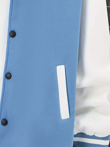 Chaqueta universitaria para hombre hecha a medida de alta calidad, bombardero de lana de invierno con diseño de letras de béisbol, recién llegado - Product Image 3