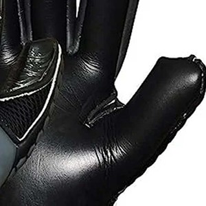 Gants de gardien de but de football professionnels en coton/spandex respirant, légers, fortement protecteurs, avec protection des doigts, pour extérieur, unis - Product Image 5