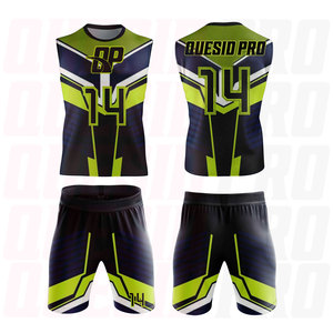 Uniformes Deportivos Sublimados Completamente, Uniformes de Fútbol Juvenil 7v7, Ropa Deportiva de Secado Rápido y Transpirable, Uniformes Sublimados 7 contra 7 OEM - Product Image 1