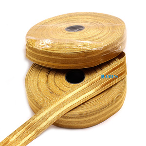 High Quality OEM Uniforms Gold Wire Ribbon <b>Lace</b> Braid Fashion Uniform Gold Braids French Braid <b>Lace</b> - Product Image 6