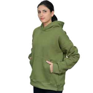 Sudadera con capucha extragrande para mujer en verde salvia, sudadera suave y acogedora de manga larga para ropa informal o de calle - Product Image 4