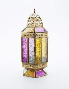 Lanterne à bougie artistique marocaine moderne avec matériaux personnalisés, design durable et écologique pour la décoration de la maison - Product Image 4