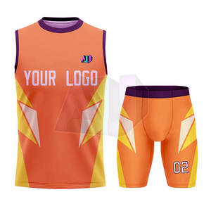 Conjunto de Uniforme de Compresión 7v7 Personalizado, Ligero, Transpirable, 100% Poliéster, Duradero, de Secado Rápido, Servicio OEM de Alta Calidad - Product Image 1